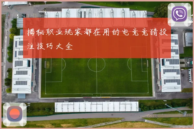 揭秘职业玩家都在用的电竞竞猜投注技巧大全